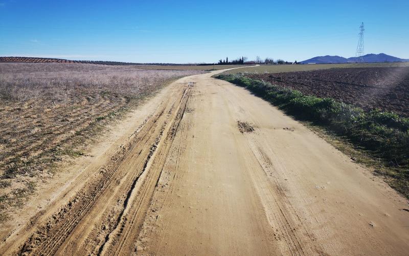 Camino rural de acceso a Los Castillos